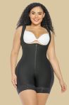 SHORT SLEEVE GIRDLE WITH INTERNAL BUTT LIFTER 233-C