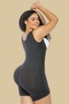 SHORT SLEEVE GIRDLE WITH INTERNAL BUTT LIFTER 233-C